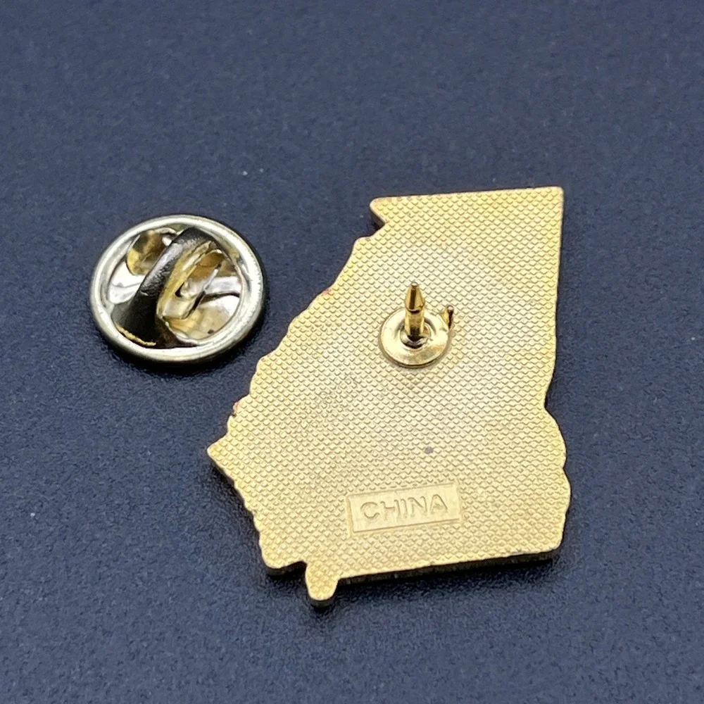 Georgia Truck Driving Championships GMTA Semi Truck Gold Tone‎ Lapel Hat Pin